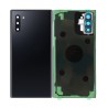 Back Glass Replacement with Camera Lens Compatible for Samsung Note 10 (Black)