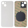 Back Glass Replacement Compatible for iPhone 13 (Big Camera Hole) (Silver)