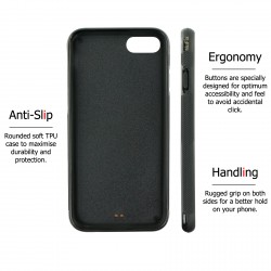 Rosewood Case Cover with TPU Bumper (Skull)