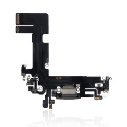 Charging Port Flex Connector Replacement Compatible for Apple iPhone 13 (Black)