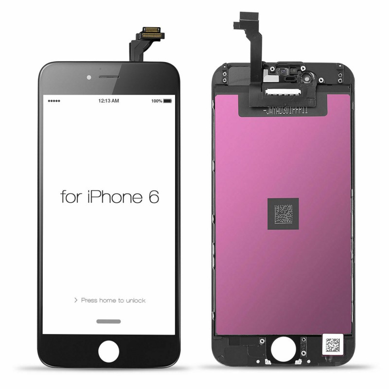 LCD Screen Replacement display compatible for iPhone 6 (Black)